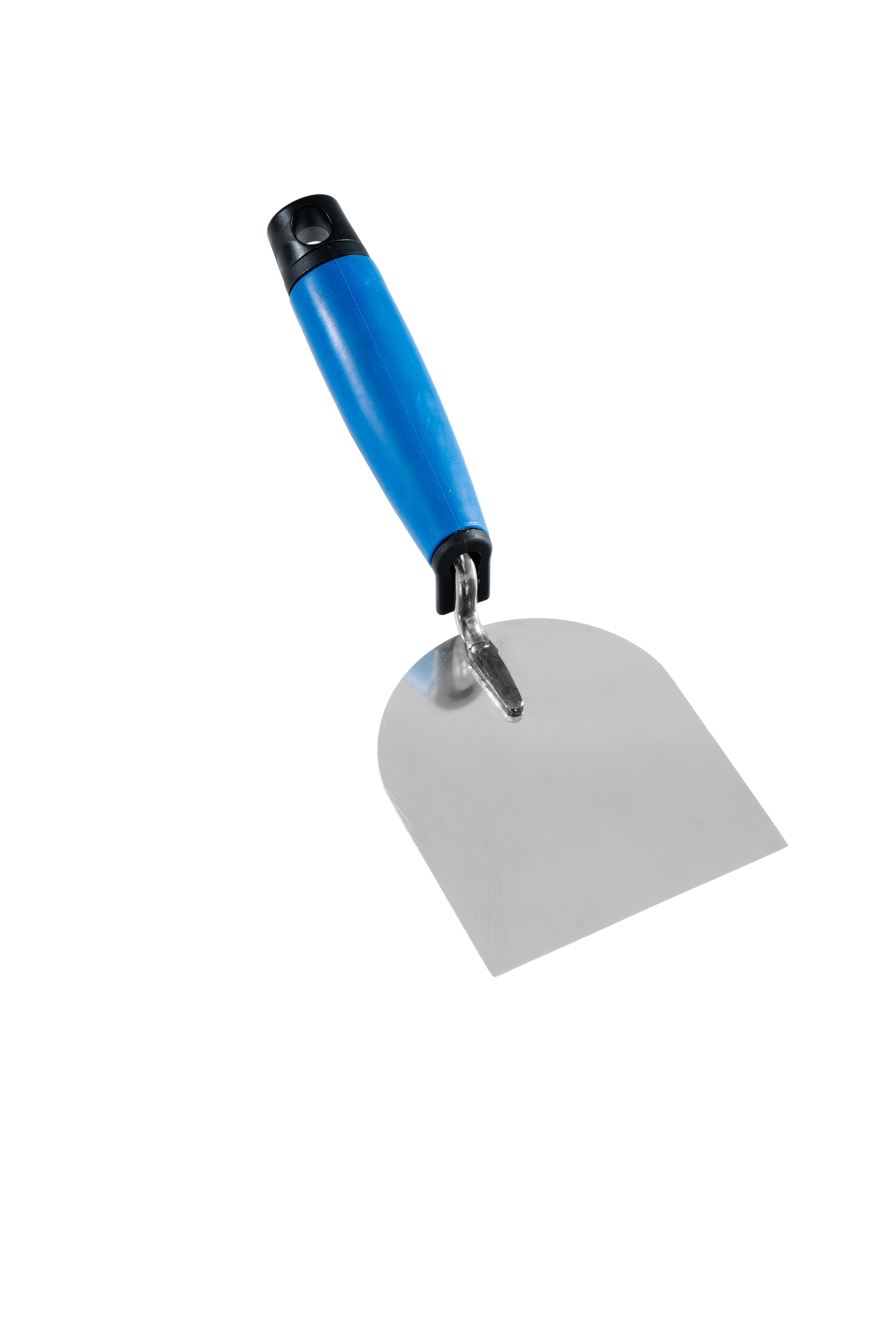 Q4Tools® Stuckateurspachtel-Pro 100 mm, 2K-Handgriff, Edelstahlblatt