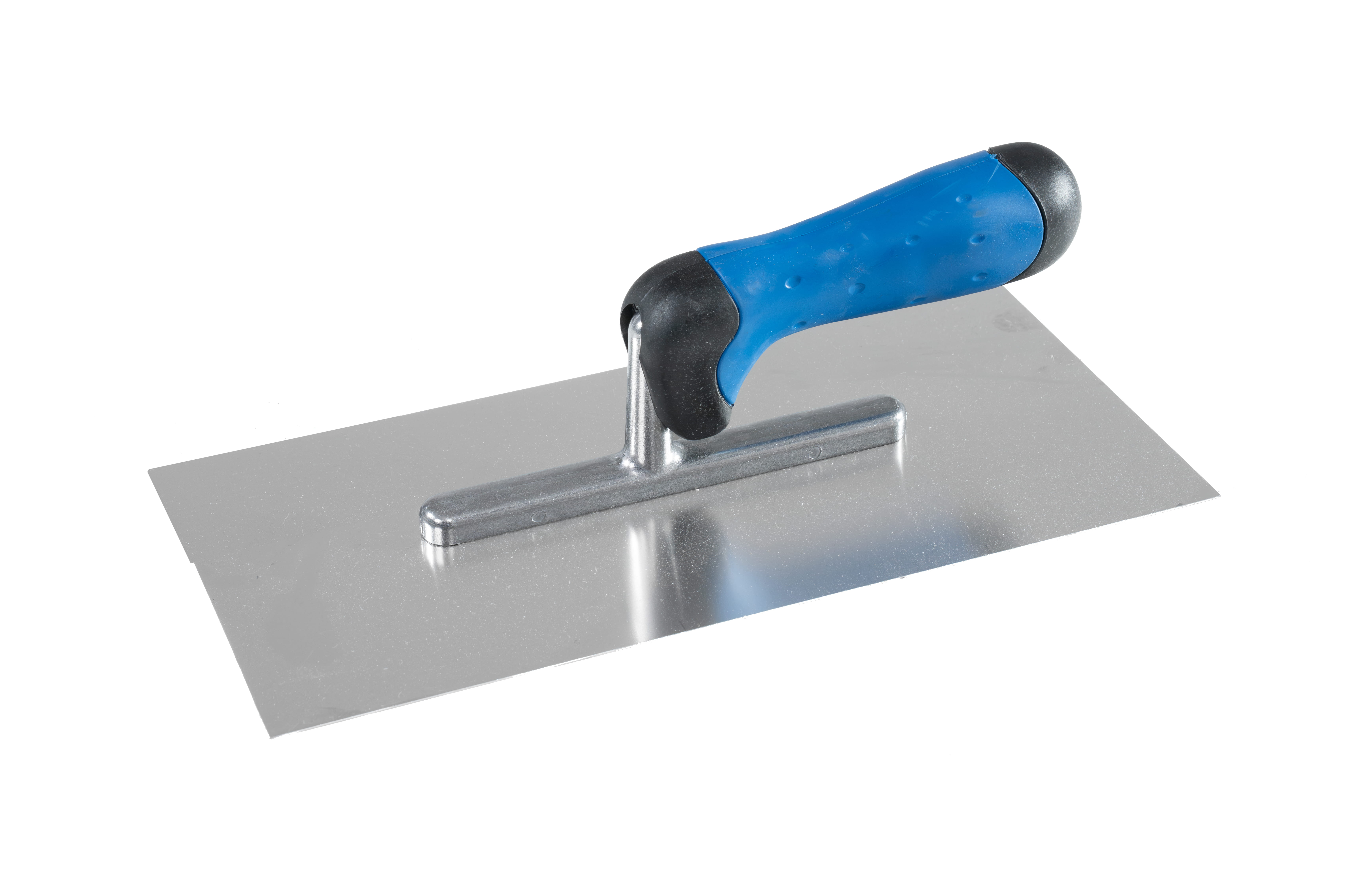 Q4Tools® Glättkelle‑Pro 280 mm / 130 mm, 2K‑Handgriff, Edelstahlblatt 0,70 mm