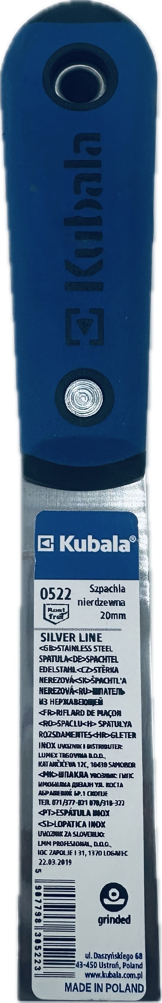 Profi Malerspachtel Edelstahl Kubala