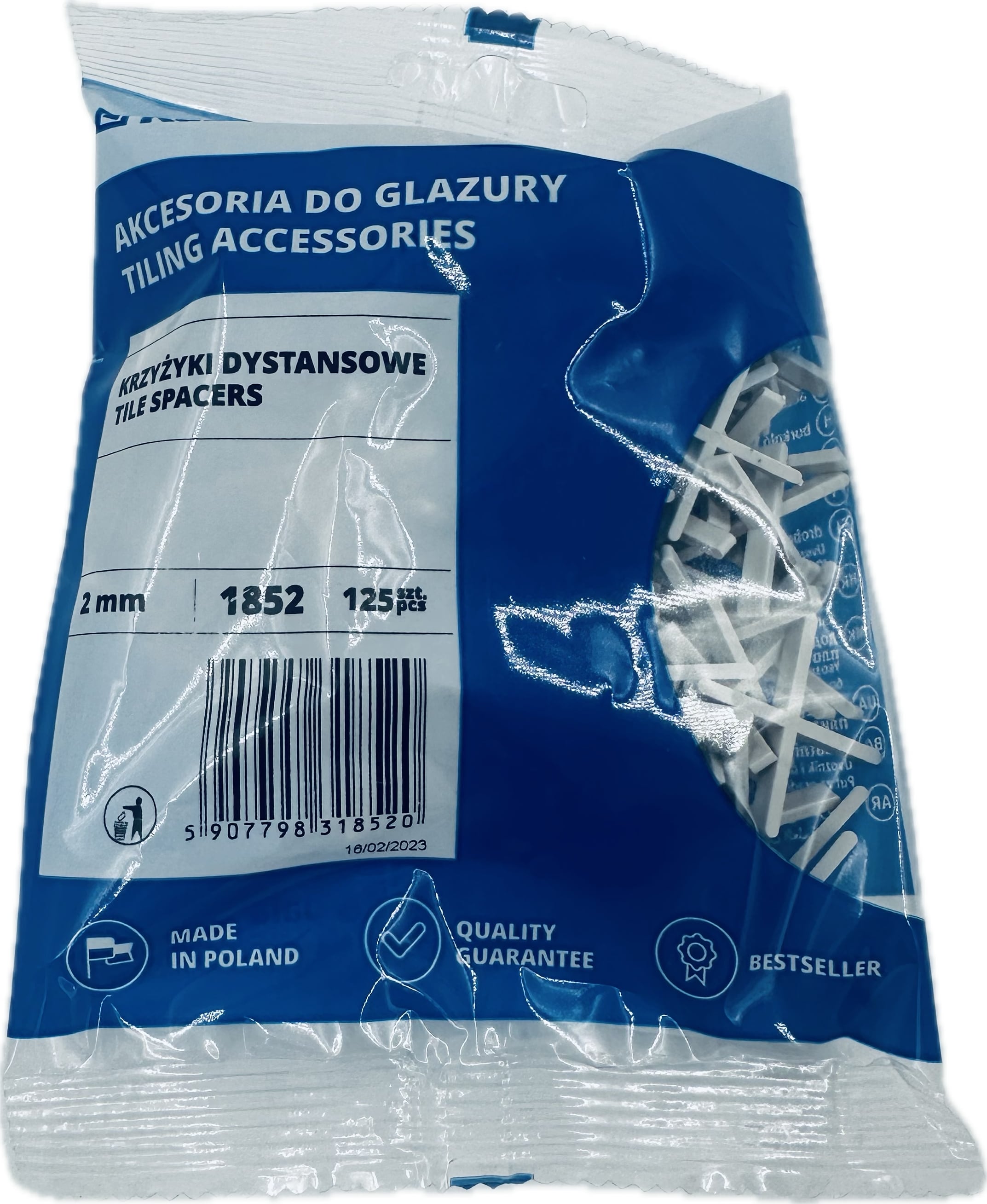 Fliesenkreuze 2,0mm Stückzahl 125 Kubala 
