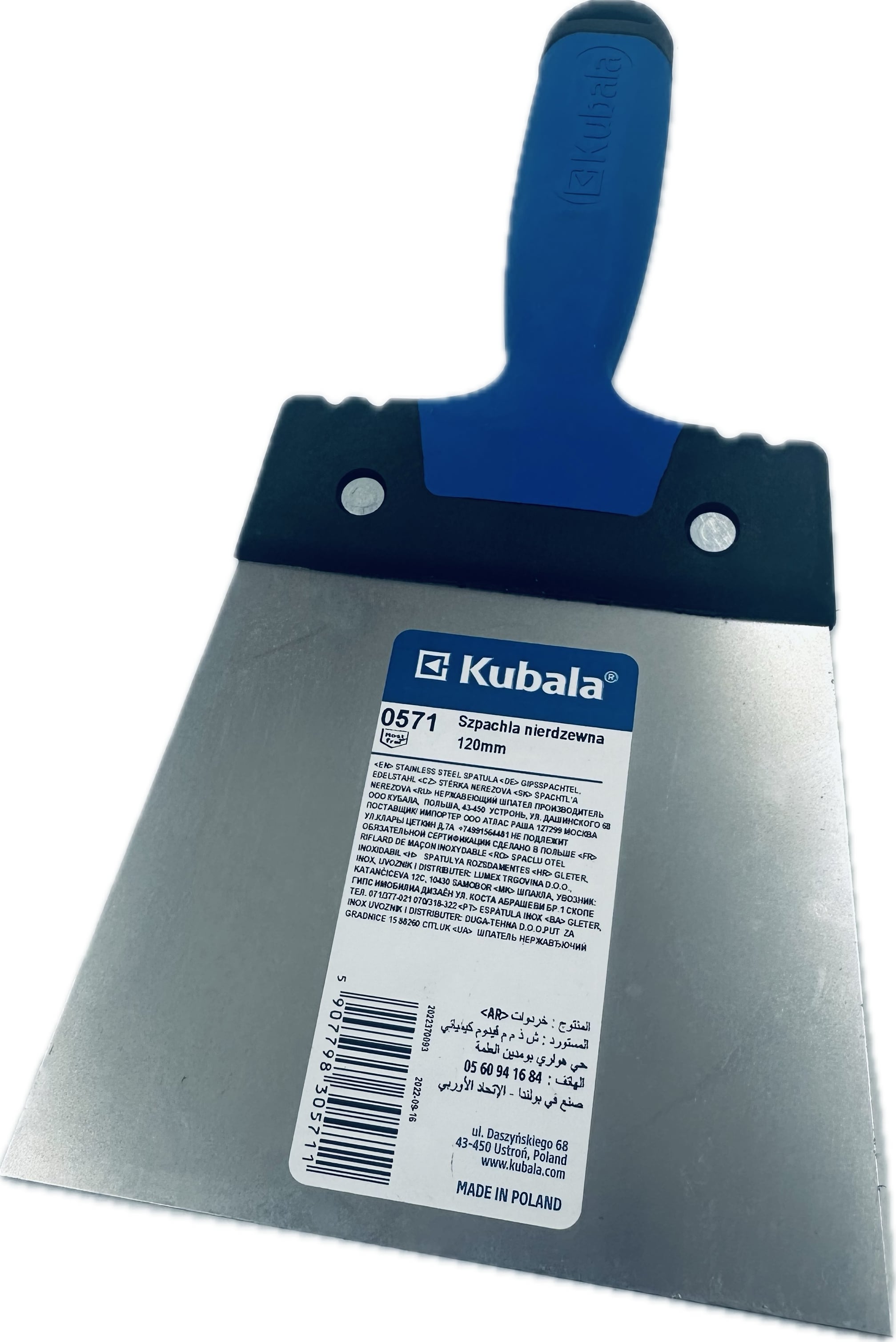 Gipserspachtel Edelstahl Kubala