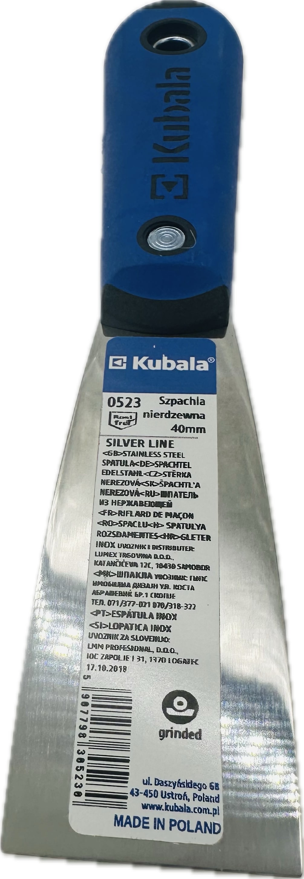 Profi Malerspachtel Edelstahl Kubala